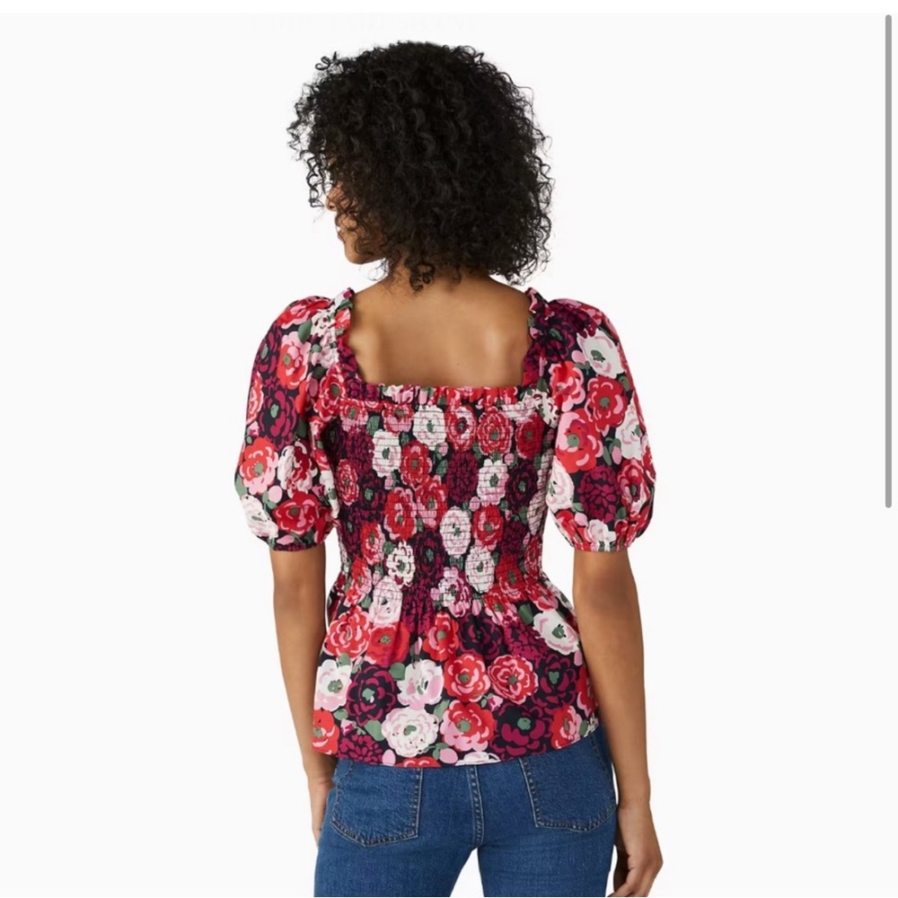 Kate Spade Floral Peplum Top - Picture 5 of 5